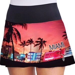 Miami Sunset Tennis Skirt